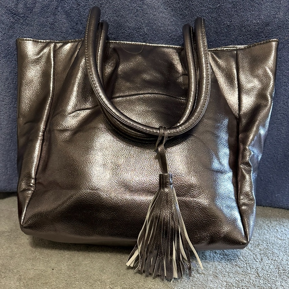 Ultra Chi Elegant Metallic Tote Bag